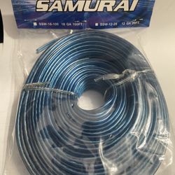 Samurai 18 Gauge AWG 100’ FT Audio Speaker Wire