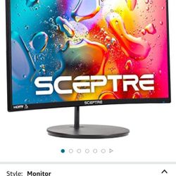 Sceptre 24" Curved  Monitor 