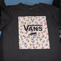XS Vans T shirt. Faded Black