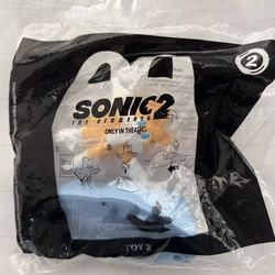 2022 McDonald's Sonic2 The Hedgehog Happy Meal Toy #2  SEALED/NEW Never Opened