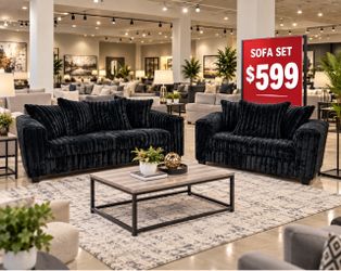 2 Pc Sofa and Loveseat