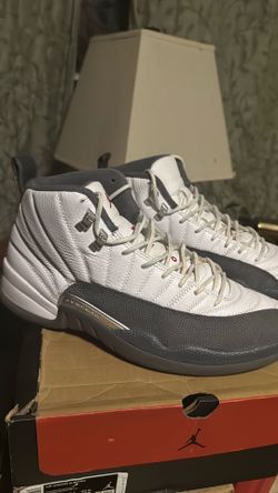 Air Jordan 12 Retro White Dark Grey