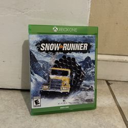Xbox One SnowRunner – Off-Road Adventure Game (Great Condition)