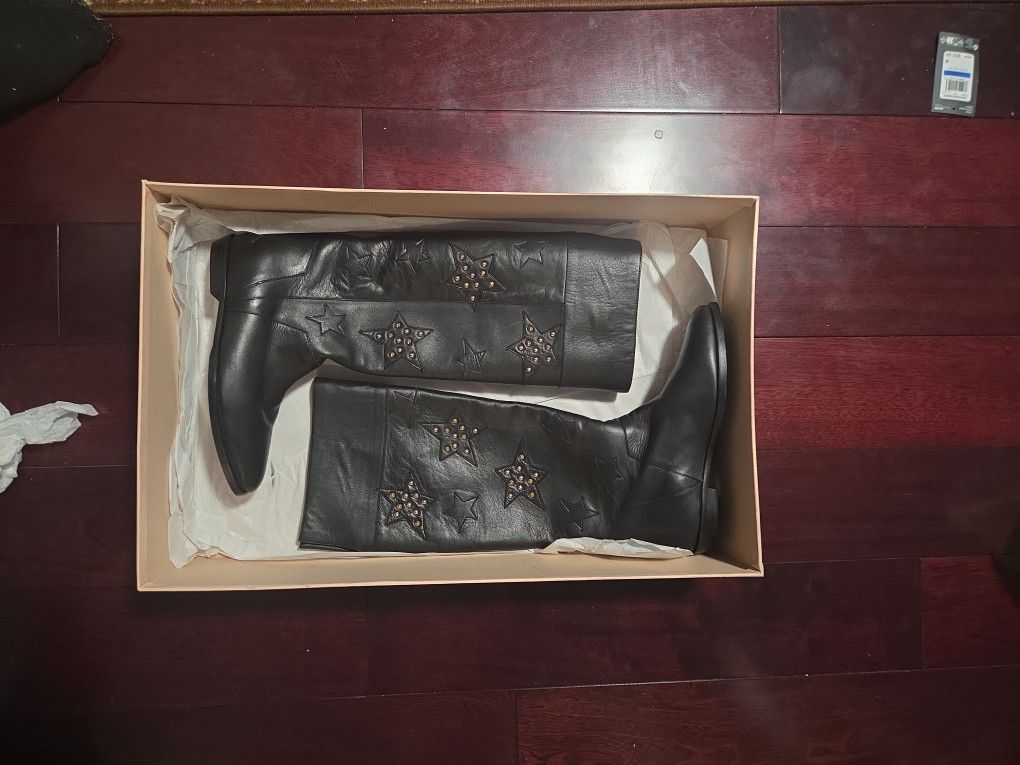 Prada Knee High Boots Size 36 W