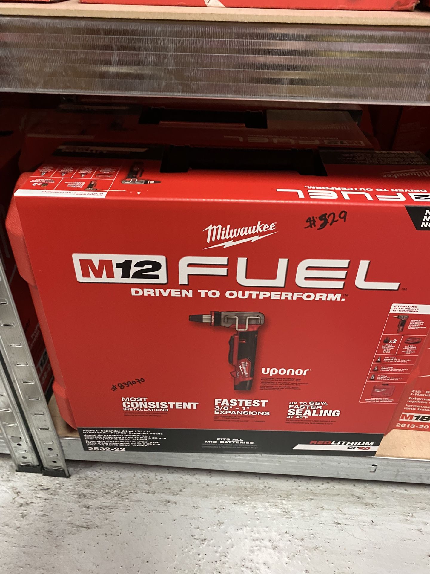 Milwaukee M12 FUEL ProPEX Expander Tool Kit with 1/2 in. - 1 in. RAPID SEAL ProPEX Expander Heads