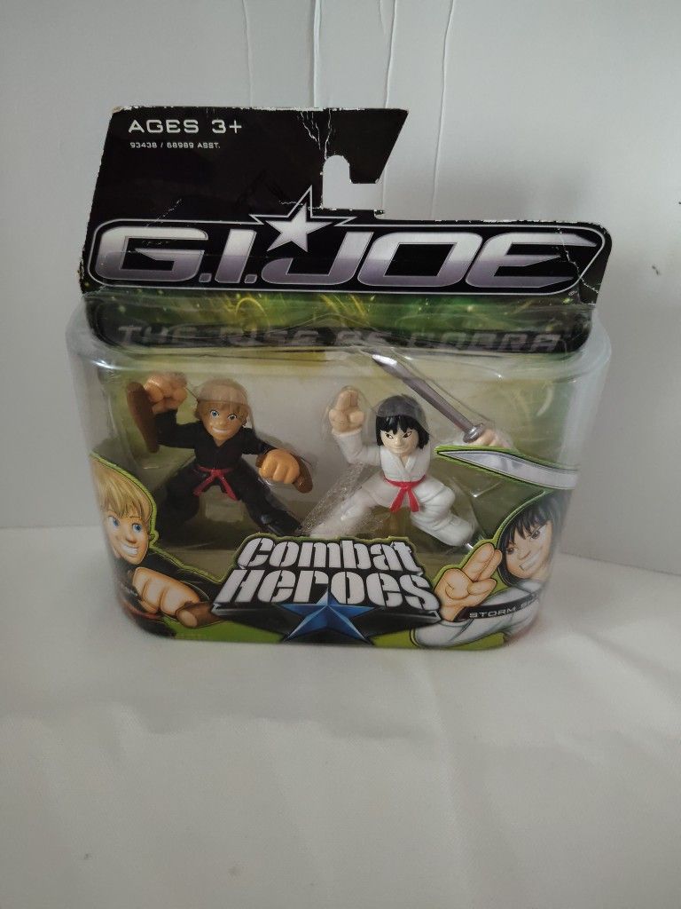 Hasbro GI Joe Combat Heroes Young Snake Eyes And Young Storm Shadow