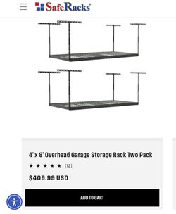 Overhead Garage Storage Rack
