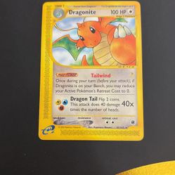 Dragonite Pokemon Card E Series