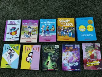 Set of 11 kids chapter and graphic novel books