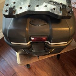 Motorcycle Scooter Rear Box Compartment For Helmet Lr
