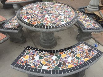 Concrete Patio Table