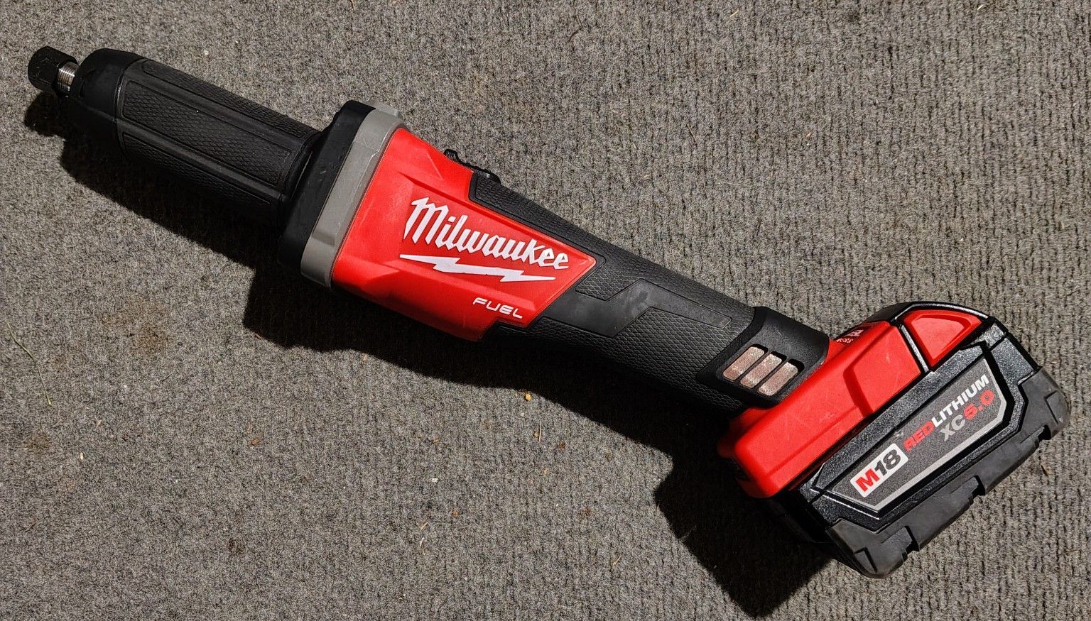 Milwaukee 2" Die Grinder 2784-20 + M18 Red Lithium XC 5.0 Battery