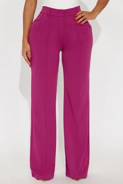 Pink High Waisted Trousers