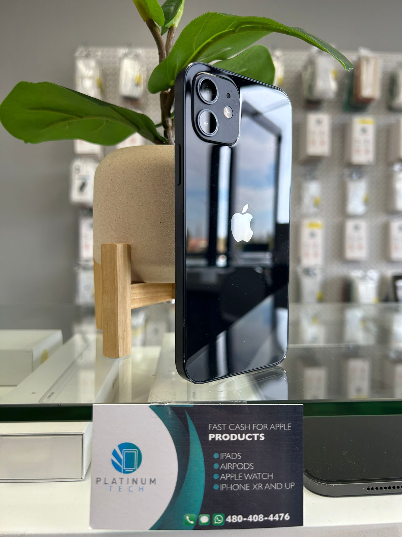 iPhone 12 Unlocked Black Used 64Gb With Warranty