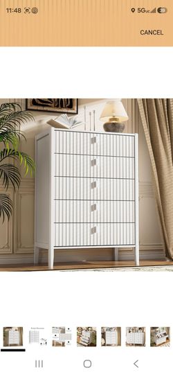 Brand new 5 drawer dresser IN BOX