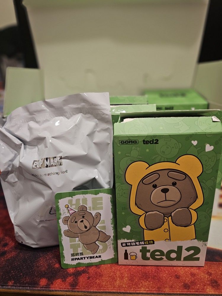 Pop Mart Ted Blind Boxes Birthday Hat One