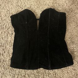 velvet corset 