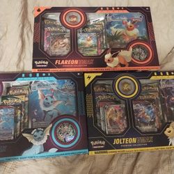 3 Box Bundle Of Pokemon Vmax Power Collection 