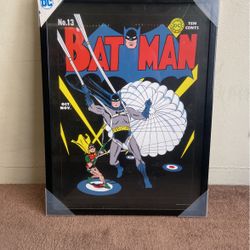 Classic DC Bat Man Comic Poster 