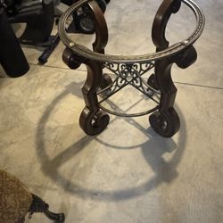 Dinner Glass Top Table Set