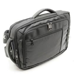 three ways (backpack, shoulder bag, and briefcase) and is perfect for business use, is also on sale. It has a padded laptop compartment and a back bel