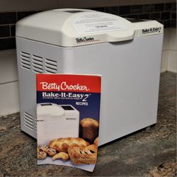BETTY CROCKER BAKE-IT-EASY 2 BREAD MAKER & DOUGH MAKER