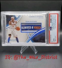 2024 Immaculate Carmelo Anthony Team Slogans Relic PSA 9