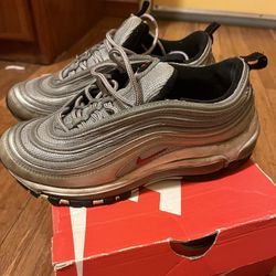 Nike Air Max 97 Youth 5.5 Silver Bullet 