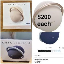 $200 each HARMAN KARDON ONYX STUDIO 8 brand new box.