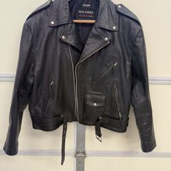 XXL Wilson’s Leather Motorcycle Jacket $80