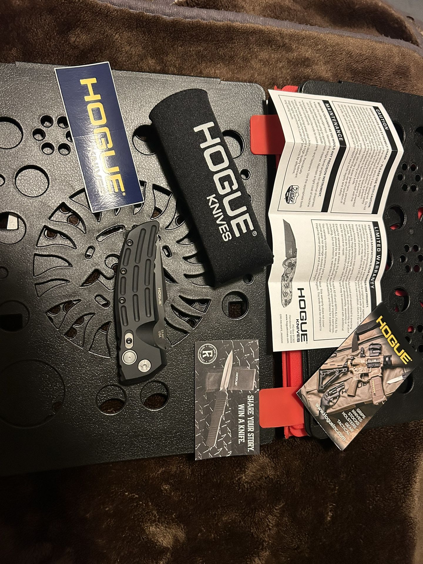 Hogue EX-01 Tumbled Aluminum Black Elishewitz