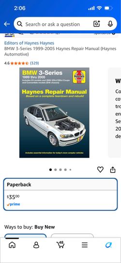New BMW 3 Series  Repair Manual