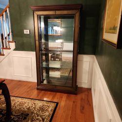 Curio Lighted Display Cabinet Pick Up Only