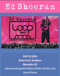 Ed Sheeran: LOOP Tour