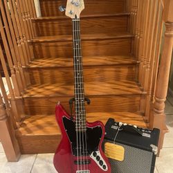 Squier Vintage Modified Jaguar Bass (Mint) W/ Fender Rumble 15 (BrandNew)