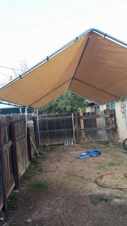 10x20 canopy with heavy duty tarp all steel frame Carpa Nueva