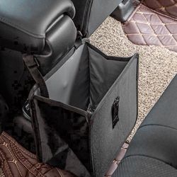 6.8L Foldable Hanging Car Trash Can - Portable Car Organizer Dustbin with Adjustable Strap, Waterproof Oxford Cloth, Car Garbage Container Rubbish