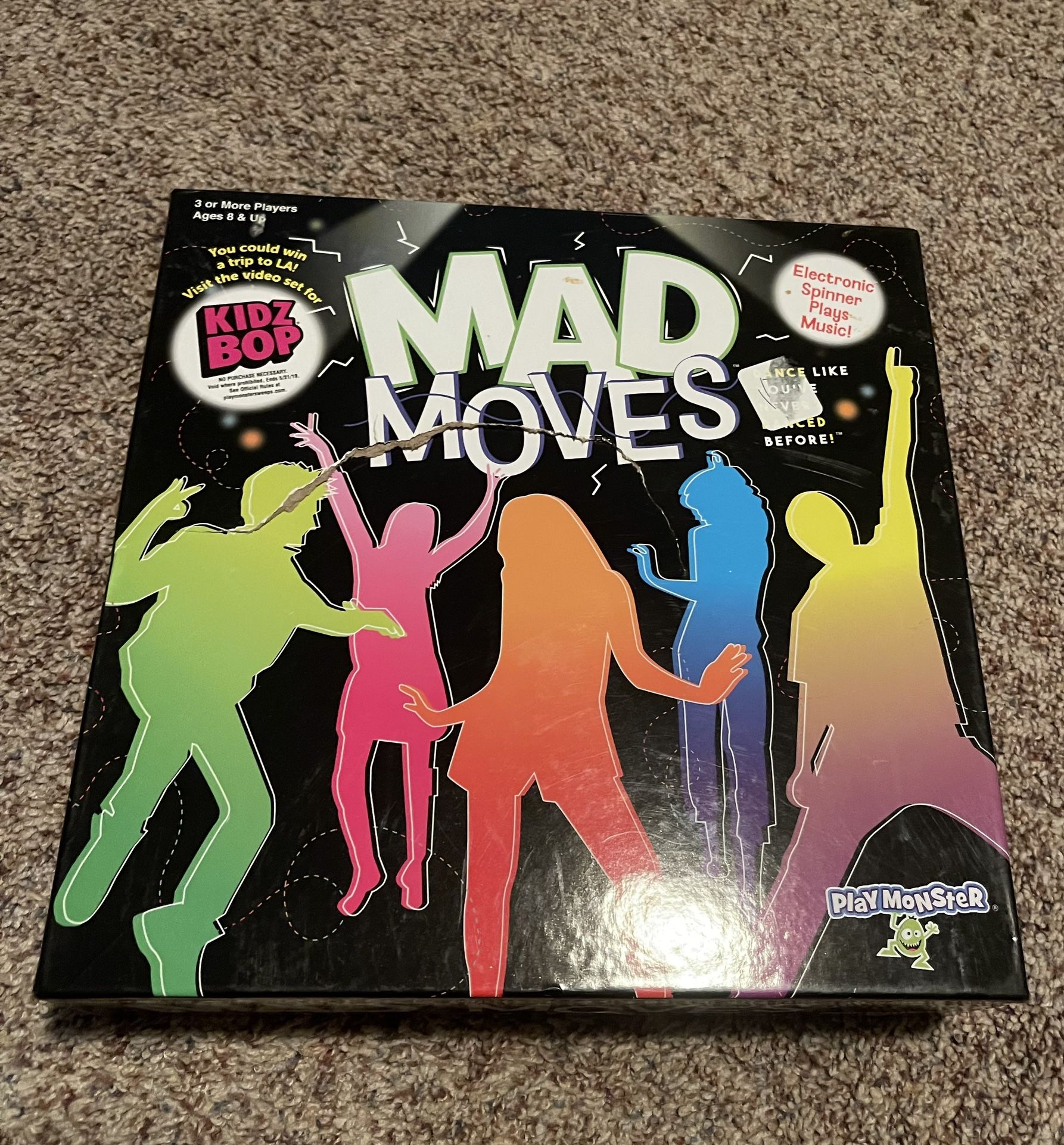 Play monster mad moves board game