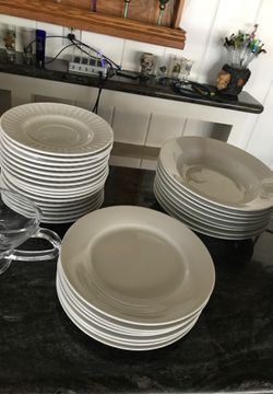 Whole plate and bowl set