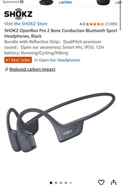 SHOKZ OpenRun Pro 2 Bone Conduction Bluetooth Sport Headphones