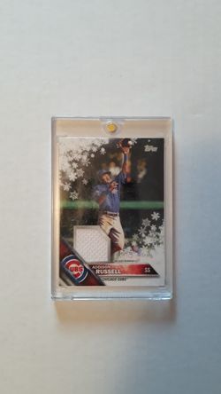 2016 Topps Holiday Wal-Mart Relic Addison Russell.