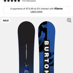 Burton Ripcord Snowboard