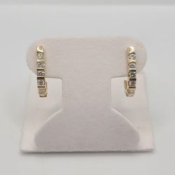 14k Gold 1.00ctw Diamond Earrings