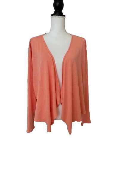 New J.Jill Woman’s open front linen jacket, Sz XL