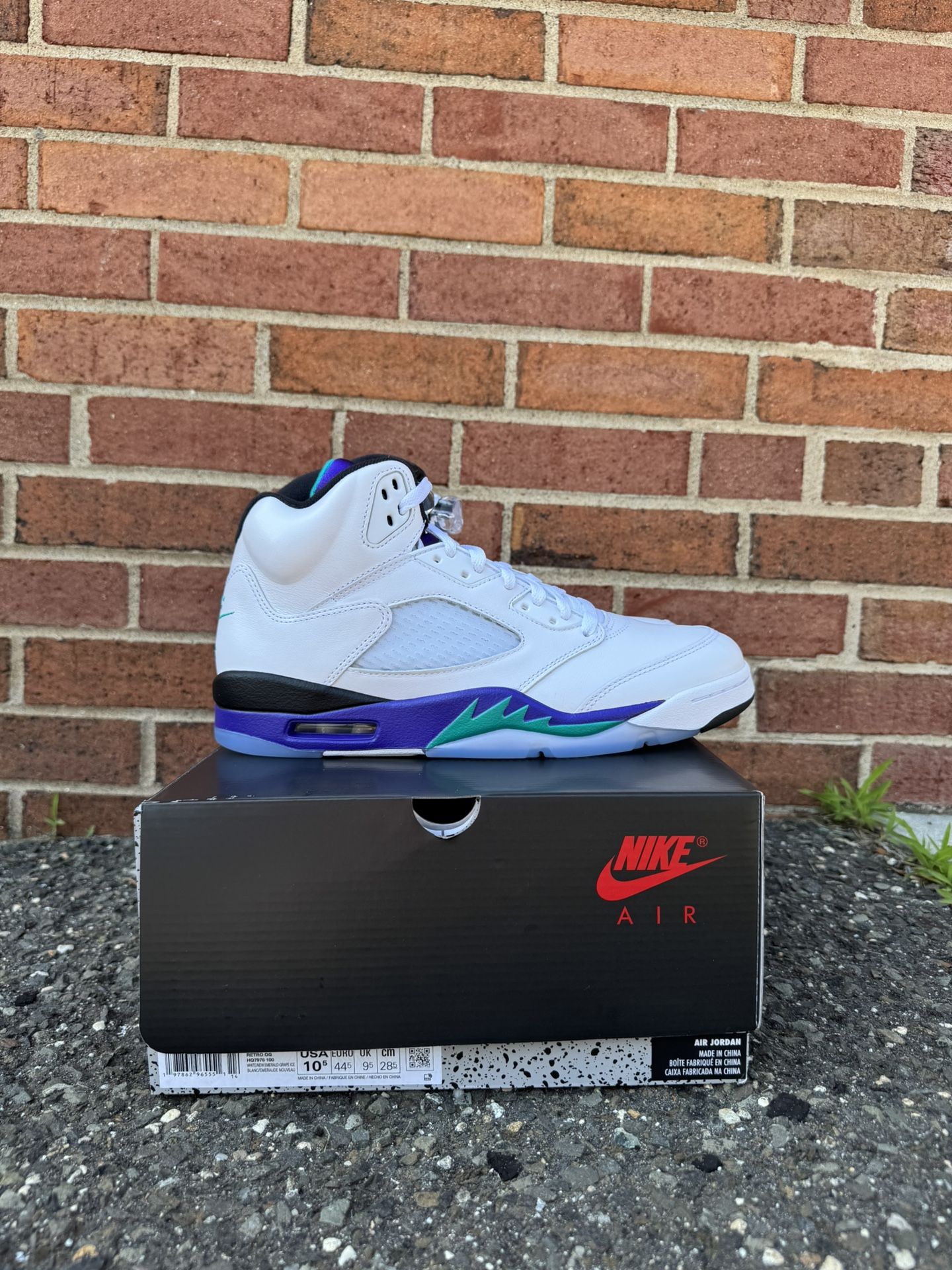 Air Jordan 5 Retro 'Grape' 2025 Size 10.5