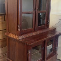  Solid Wood China Cabinet 