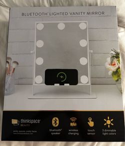 Bluetooth lighted vanity mirror