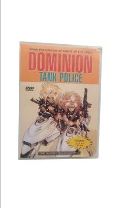 Dominion Tank Police (Acts 1-4) Anime DVD- Classic Cyberpunk