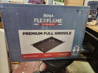 NINJA
FlexFlame Premium Full-Size Griddle Plate with Grease Drain, Rust Resistant, Direct Even Heat, Upgrade for FlexFlame