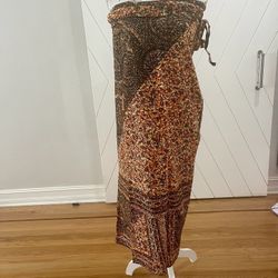 Vintage Sarong Cover Up